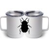 10 oz. White Stainless Steel Coffee Mug Thumbnail