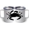 10 oz. White Stainless Steel Coffee Mug Thumbnail