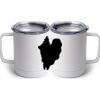 10 oz. White Stainless Steel Coffee Mug Thumbnail
