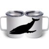 10 oz. White Stainless Steel Coffee Mug Thumbnail