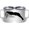 10 oz. White Stainless Steel Coffee Mug Thumbnail