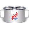10 oz. White Stainless Steel Coffee Mug Thumbnail
