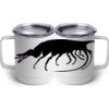 10 oz. White Stainless Steel Coffee Mug Thumbnail