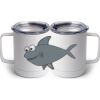 10 oz. White Stainless Steel Coffee Mug Thumbnail