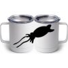10 oz. White Stainless Steel Coffee Mug Thumbnail