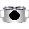 10 oz. White Stainless Steel Coffee Mug Thumbnail