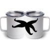 10 oz. White Stainless Steel Coffee Mug Thumbnail