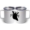 10 oz. White Stainless Steel Coffee Mug Thumbnail