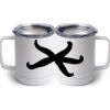 10 oz. White Stainless Steel Coffee Mug Thumbnail