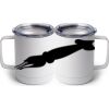 10 oz. White Stainless Steel Coffee Mug Thumbnail