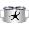 10 oz. White Stainless Steel Coffee Mug Thumbnail