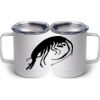 10 oz. White Stainless Steel Coffee Mug Thumbnail