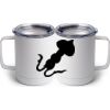 10 oz. White Stainless Steel Coffee Mug Thumbnail