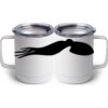 10 oz. White Stainless Steel Coffee Mug Thumbnail