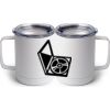 10 oz. White Stainless Steel Coffee Mug Thumbnail