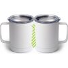 10 oz. White Stainless Steel Coffee Mug Thumbnail