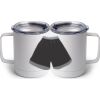 10 oz. White Stainless Steel Coffee Mug Thumbnail