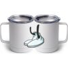 10 oz. White Stainless Steel Coffee Mug Thumbnail