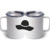 10 oz. White Stainless Steel Coffee Mug Thumbnail