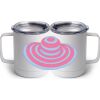 10 oz. White Stainless Steel Coffee Mug Thumbnail