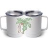 10 oz. White Stainless Steel Coffee Mug Thumbnail