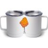 10 oz. White Stainless Steel Coffee Mug Thumbnail