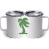 10 oz. White Stainless Steel Coffee Mug Thumbnail