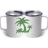 10 oz. White Stainless Steel Coffee Mug Thumbnail