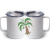 10 oz. White Stainless Steel Coffee Mug Thumbnail
