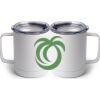 10 oz. White Stainless Steel Coffee Mug Thumbnail