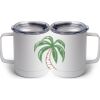 10 oz. White Stainless Steel Coffee Mug Thumbnail