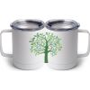 10 oz. White Stainless Steel Coffee Mug Thumbnail