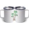 10 oz. White Stainless Steel Coffee Mug Thumbnail