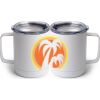 10 oz. White Stainless Steel Coffee Mug Thumbnail