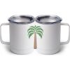 10 oz. White Stainless Steel Coffee Mug Thumbnail