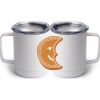 10 oz. White Stainless Steel Coffee Mug Thumbnail