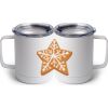 10 oz. White Stainless Steel Coffee Mug Thumbnail