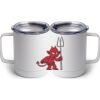 10 oz. White Stainless Steel Coffee Mug Thumbnail