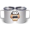 10 oz. White Stainless Steel Coffee Mug Thumbnail