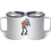 10 oz. White Stainless Steel Coffee Mug Thumbnail