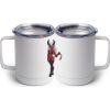 10 oz. White Stainless Steel Coffee Mug Thumbnail