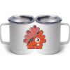 10 oz. White Stainless Steel Coffee Mug Thumbnail