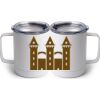 10 oz. White Stainless Steel Coffee Mug Thumbnail