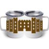 10 oz. White Stainless Steel Coffee Mug Thumbnail