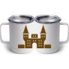 10 oz. White Stainless Steel Coffee Mug Thumbnail