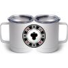 10 oz. White Stainless Steel Coffee Mug Thumbnail
