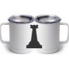 10 oz. White Stainless Steel Coffee Mug Thumbnail