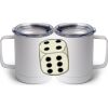 10 oz. White Stainless Steel Coffee Mug Thumbnail