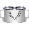 10 oz. White Stainless Steel Coffee Mug Thumbnail