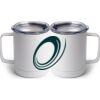10 oz. White Stainless Steel Coffee Mug Thumbnail